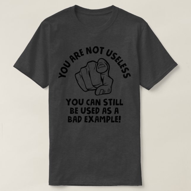 Camiseta Você Não É Inútil 1 (Frente do Design)