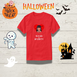 Camiseta "Você não é meu tipo de sangue" Vampiro engraçado