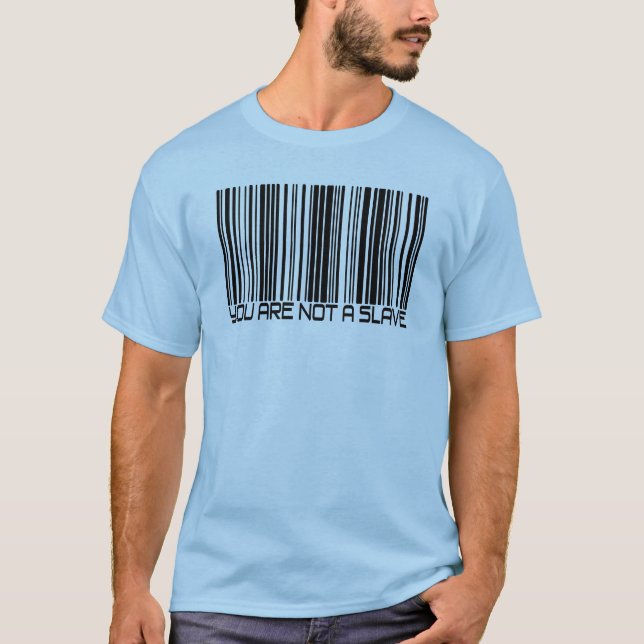 Camiseta Você não é um escravo - t-shirt do código de (Frente)
