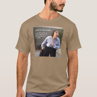 Camiseta você não é um presente de artista