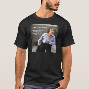 Camiseta você não é um presente de artista namorado retrô