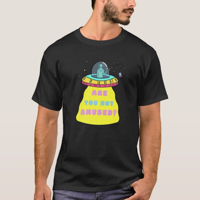Camiseta Você Não Está Ampliado Com O Telefone Perigoso Da  (Frente)