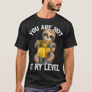 Camiseta Você Não Está No Meu Nível De Pesquisa De Terra Ou