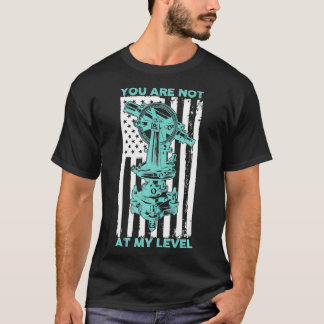 Camiseta Você Não Está No Meu Nível, No Land Survey Ou Nos 