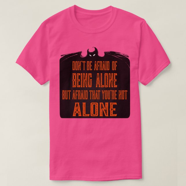 Camiseta Você Não Está Sozinha (Frente do Design)
