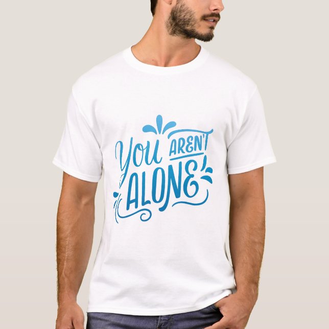 Camiseta você não está sozinho (Frente)