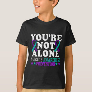 Camiseta Você não está sozinho Prevenção ao suicídio Awa