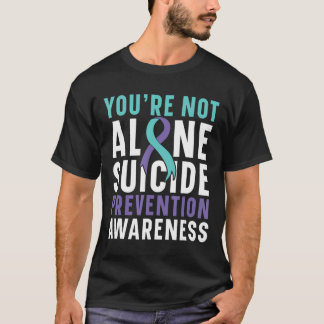 Camiseta Você não está sozinho Prevenção ao suicídio Awa