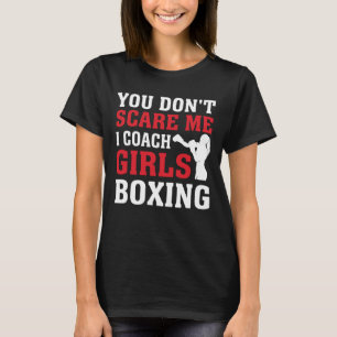 Camiseta Você Não Me Assusta Eu Treino Boxe Feminino