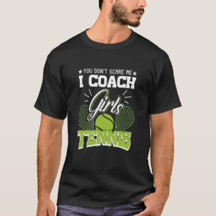 Camiseta Você não me assusta, eu treino garotas Tênis Tee T