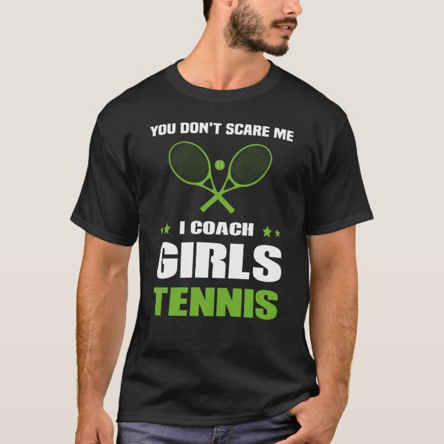 Camiseta Você não me assusta Eu treino tênis (Frente)