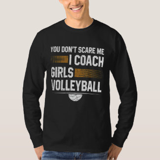 Camiseta Você Não Me Assusta Eu Treino Treinador de Voleibo