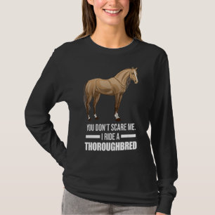 Camiseta Você não me assusta, eu viajo um cavalo puro