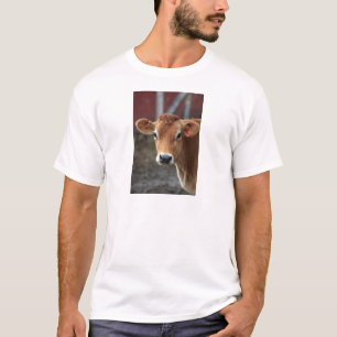 Camiseta Você não me pensa é vaca bonito do jérsei