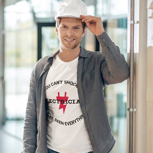 Camiseta Você não pode chocar um eletricista (Criador carregado)