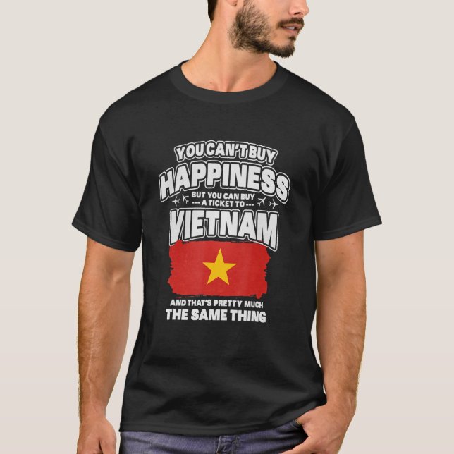 Camiseta Você não pode Comprar a felicidade, mas você pode  (Frente)