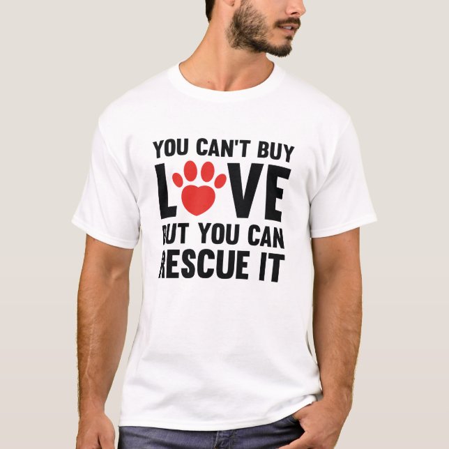 Camiseta Você não pode Comprar amar (Frente)