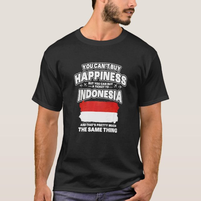 Camiseta Você Não Pode Comprar Felicidade Mas Pode Comprar  (Frente)