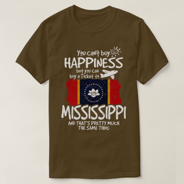 Camiseta Você Não Pode Comprar Felicidade Mas Pode Comprar  (Frente do Design)