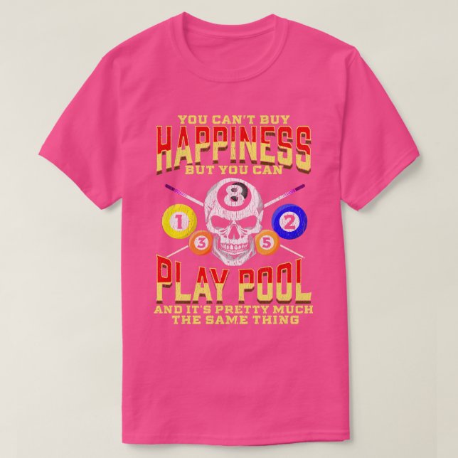 Camiseta Você Não Pode Comprar Felicidade Mas Pode Tocar Pi (Frente do Design)