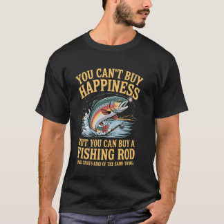 CAMISETA VOCÊ NÃO PODE COMPRAR FELICIDADE - MAS VOCÊ PODE C