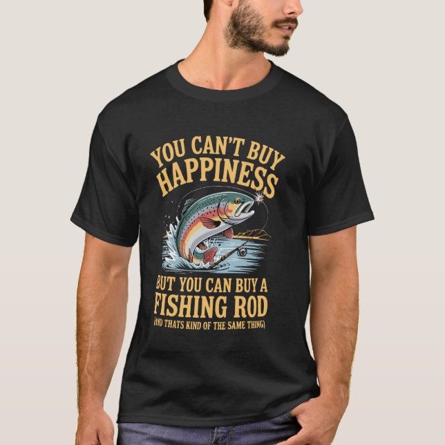CAMISETA VOCÊ NÃO PODE COMPRAR FELICIDADE - MAS VOCÊ PODE C (Frente)