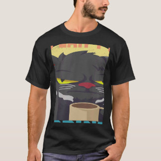 Camiseta você não pode comprar felicidade tomar café café d