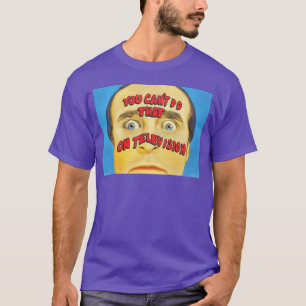 Camiseta Você não pode fazer aquilo na televisão amigos vin