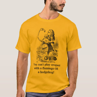 Camiseta Você não pode jogar o croquet com…