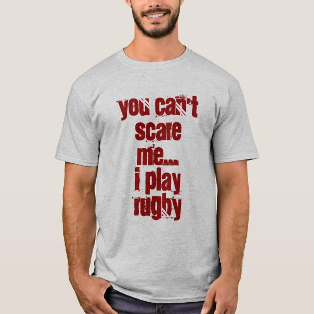 Camiseta Você não pode me assustar (Frente)
