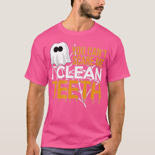 Camiseta Você não pode me assustar Eu limpo o Hal Higienist