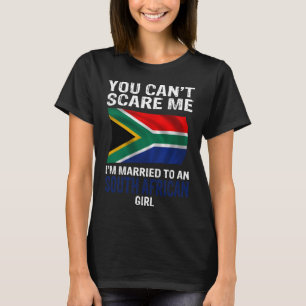 Camiseta Você não pode me assustar, eu sou casado com um su