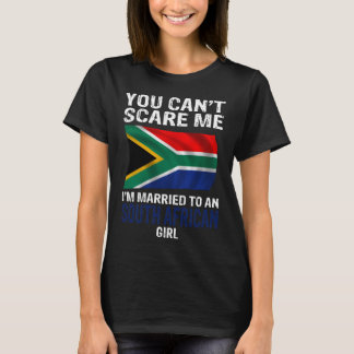 Camiseta Você não pode me assustar, eu sou casado com um su