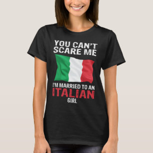Camiseta Você não pode me assustar, eu sou casado com uma