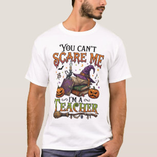 Camiseta Você Não Pode Me Assustar Eu Sou Livros De Hallowe