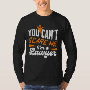 Camiseta Você não pode me assustar Eu sou um advogado dotad