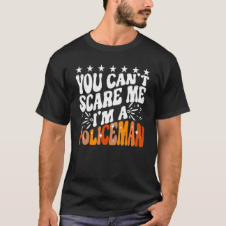 Camiseta Você Não Pode Me Assustar Eu Sou Um Policial Polic
