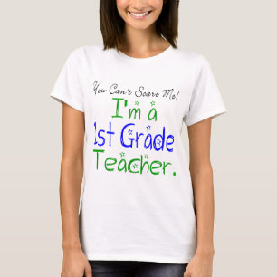 Camiseta Você não pode me assustar Eu sou um professor de r
