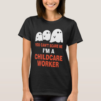 Camiseta Você não pode me assustar Eu sou um trabalhador de