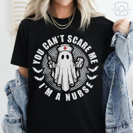 Camiseta Você Não Pode Me Assustar Eu Sou Uma Enfermeira Fa