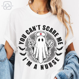 Camiseta Você Não Pode Me Assustar Eu Sou Uma Enfermeira Fa