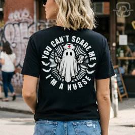 Camiseta Você Não Pode Me Assustar Eu Sou Uma Enfermeira Fa
