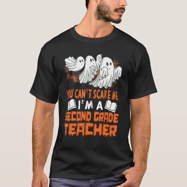 Camiseta Você Não Pode Me Assustar Iu2019m Um Professor De  (Frente)