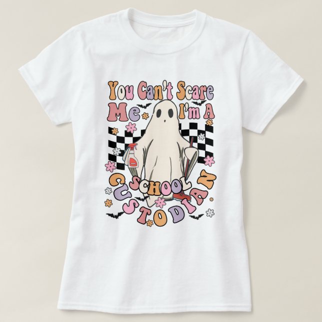 Camiseta você não pode me dar uma cicatriz na custódia da e (Frente do Design)