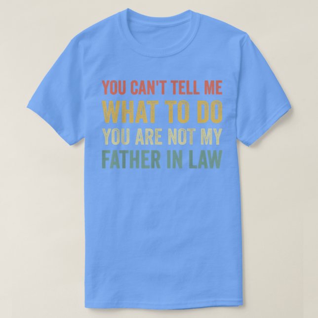 Camiseta Você não pode me dizer o que fazer, padre engraçad (Frente do Design)