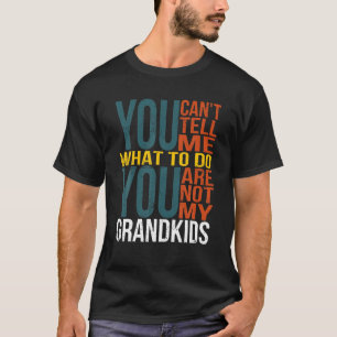 Camiseta Você não pode me dizer o que fazer Você não é meu 