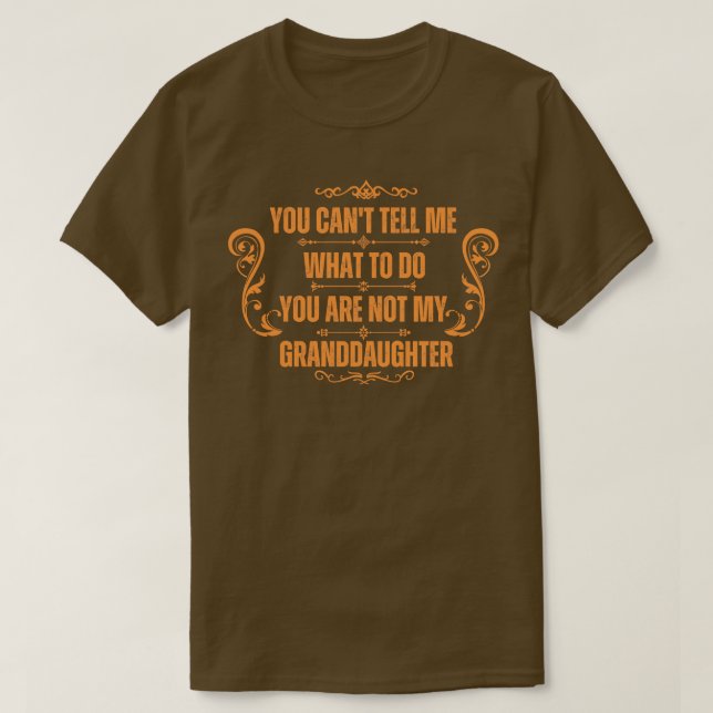 Camiseta Você Não Pode Me Dizer O Que Fazer Você Não É Meu  (Frente do Design)