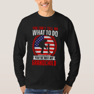 Camiseta Você não pode me dizer o que fazer Você não é meu