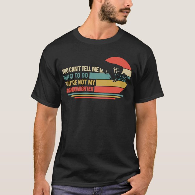 Camiseta Você não pode me dizer o que fazer Você não é minh (Frente)
