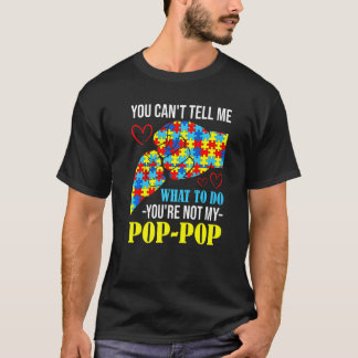Camiseta Você Não Pode Me Dizer Que Não É Meu Pop Pop Autis